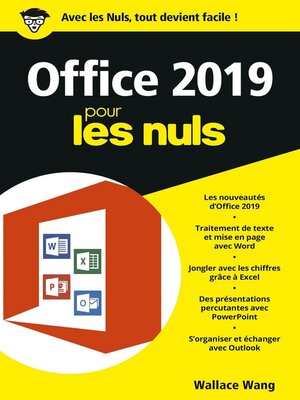 cover image of Office 2019 pour les Nuls, poche--Word, Excel, PowerPoint et Outlook